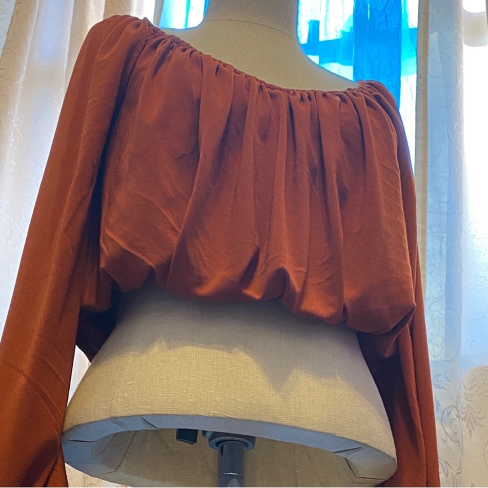 Forever 21 Rust Off-Shoulder Women's Top
